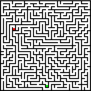An example of generated maze.