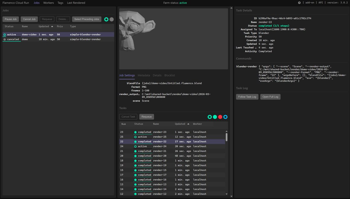 Flamenco Render Farm on Google Cloud Run